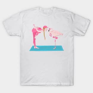 Flamingo yoga T-Shirt